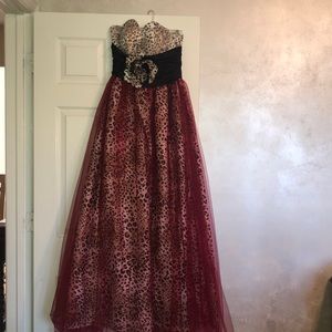 Strapless Prom Dress